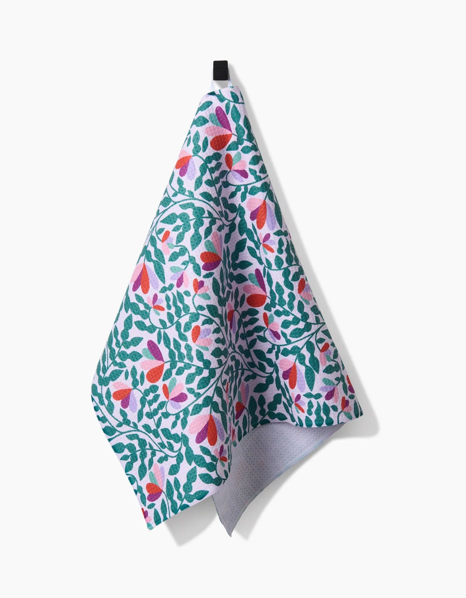 Spring Wavy Leaves Tea Towel