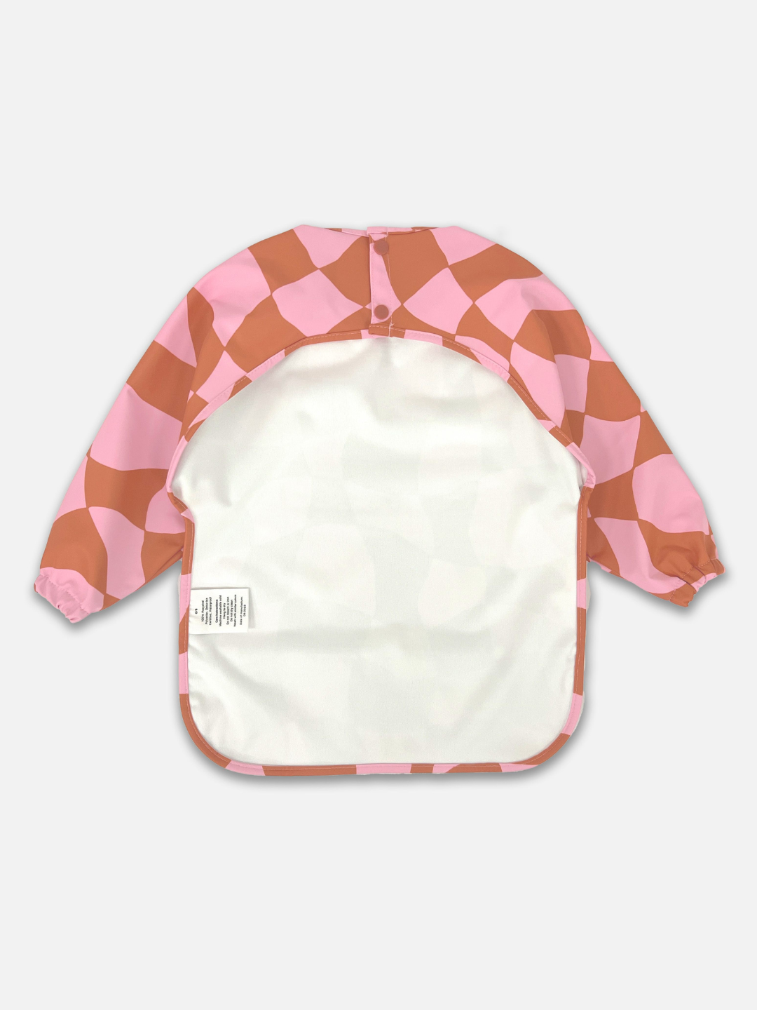 SMOCK BIB Pink Checkers