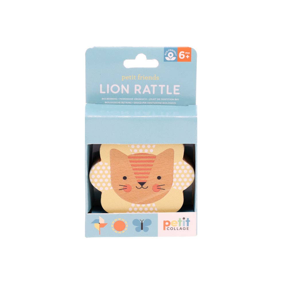 Petit Friends Lion Rattle