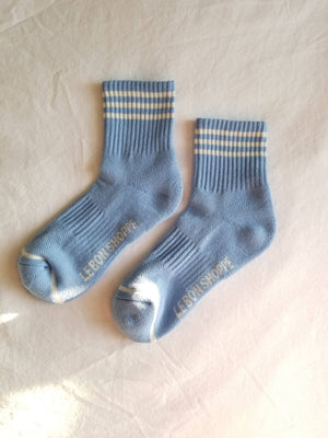 Girlfriend Socks Parisian Blue