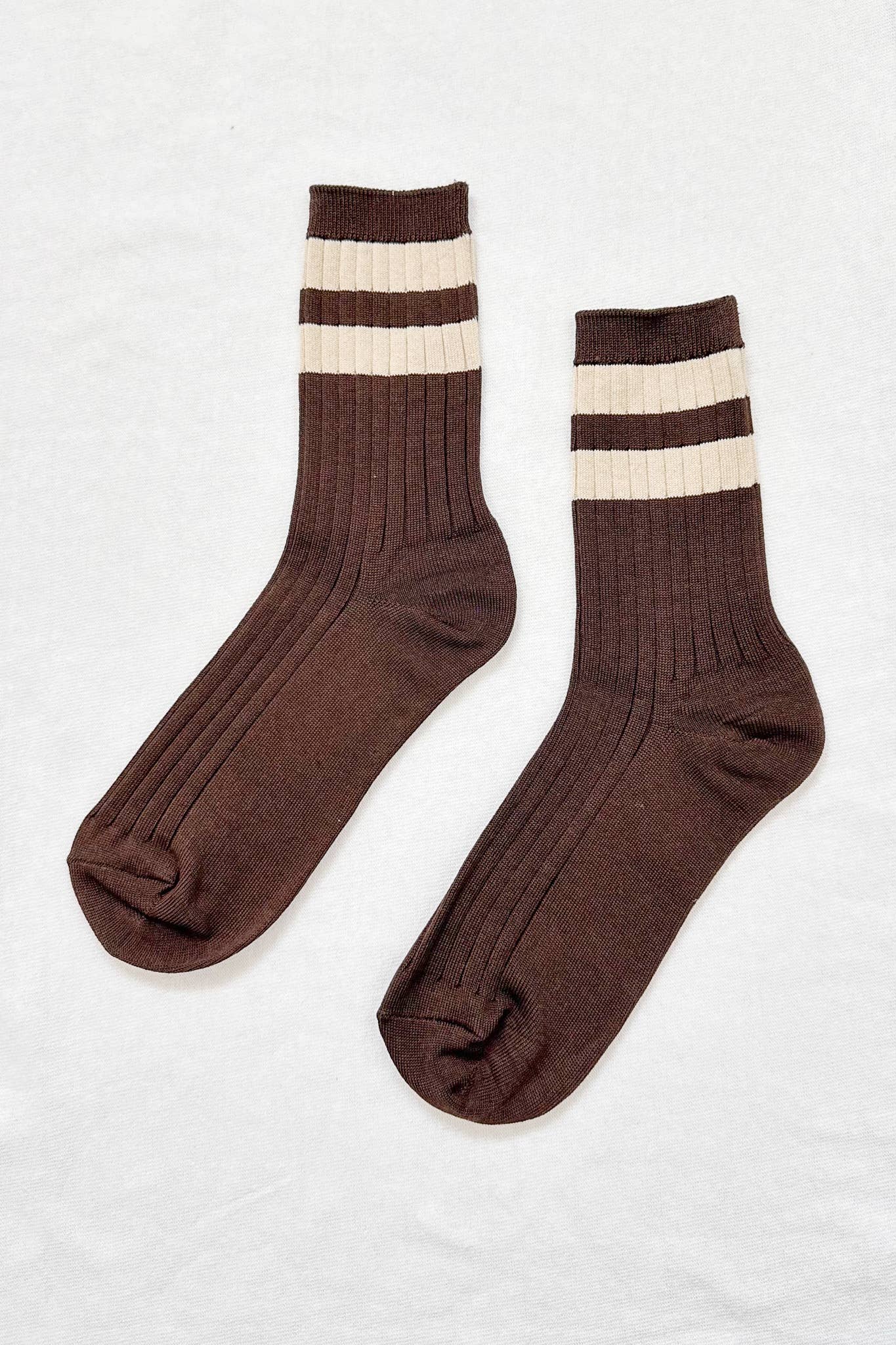 Her Socks - Varsity: Pink Stripe