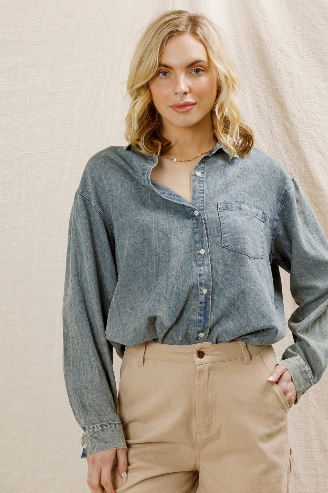 Lainey Button Down Shirt