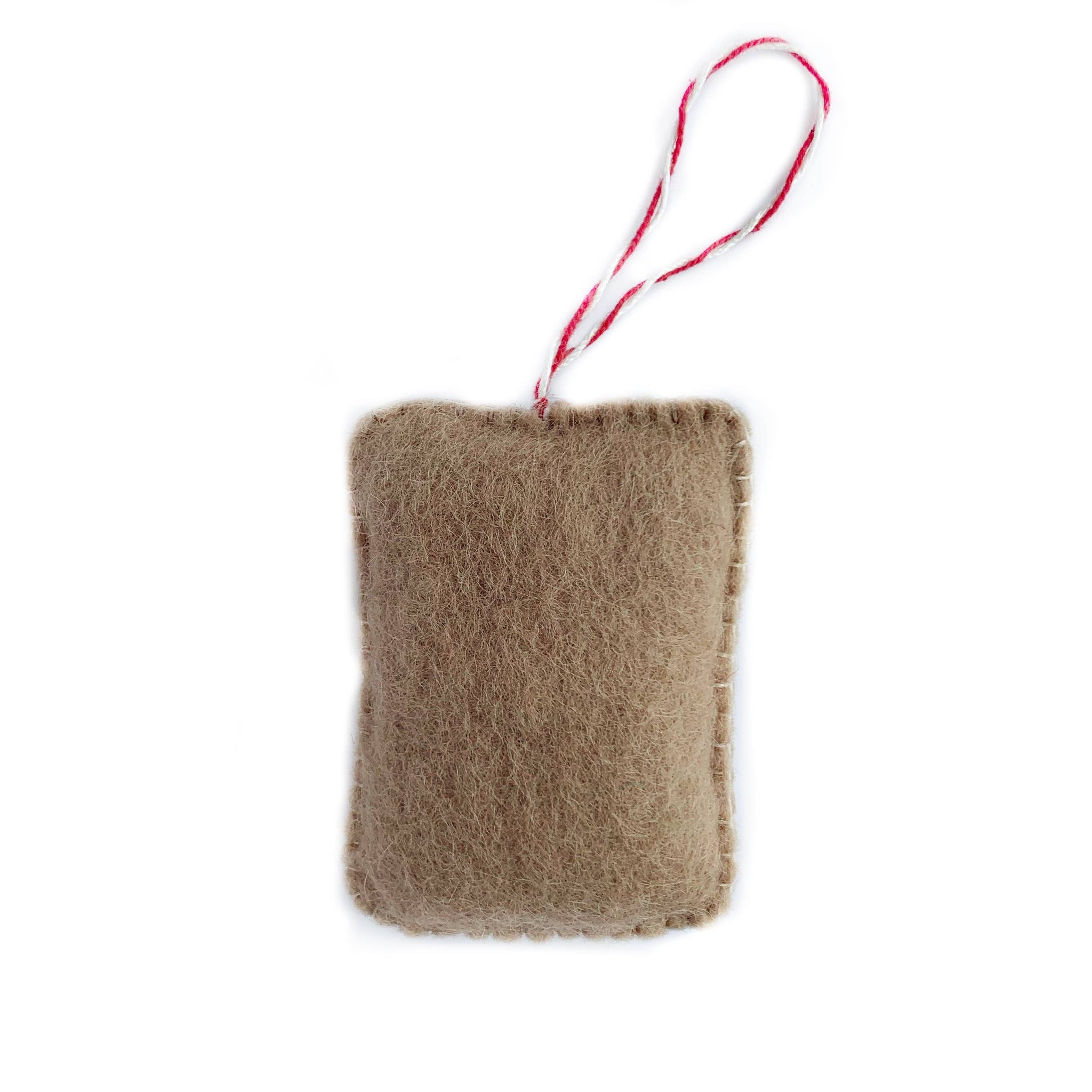 Pop Tart Felt Wool Christmas Ornament