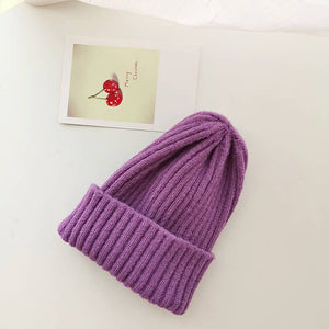 Solid Knit Adult Beanie