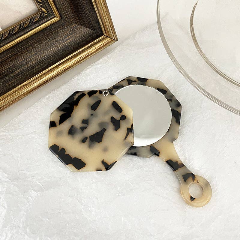 Acetate Compact Mirror Handhold