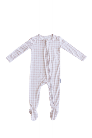 Gingham | Bamboo Footie