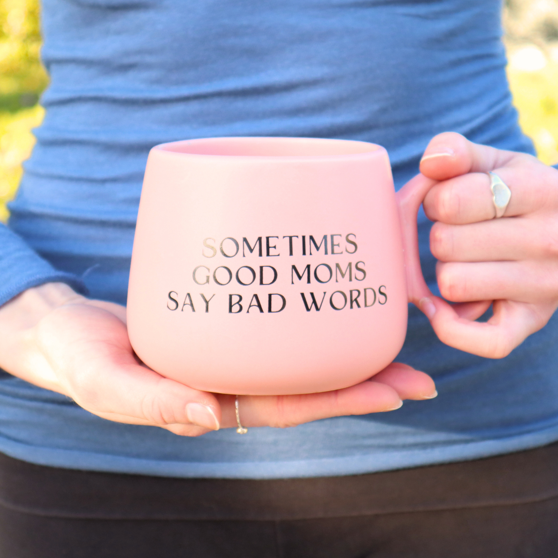 Sometimes Good Moms Say Bad Words - Jumbo Cappuccino Mug