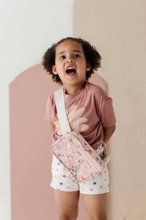 Girl's Mini Belt Bag | Butterfly Garden