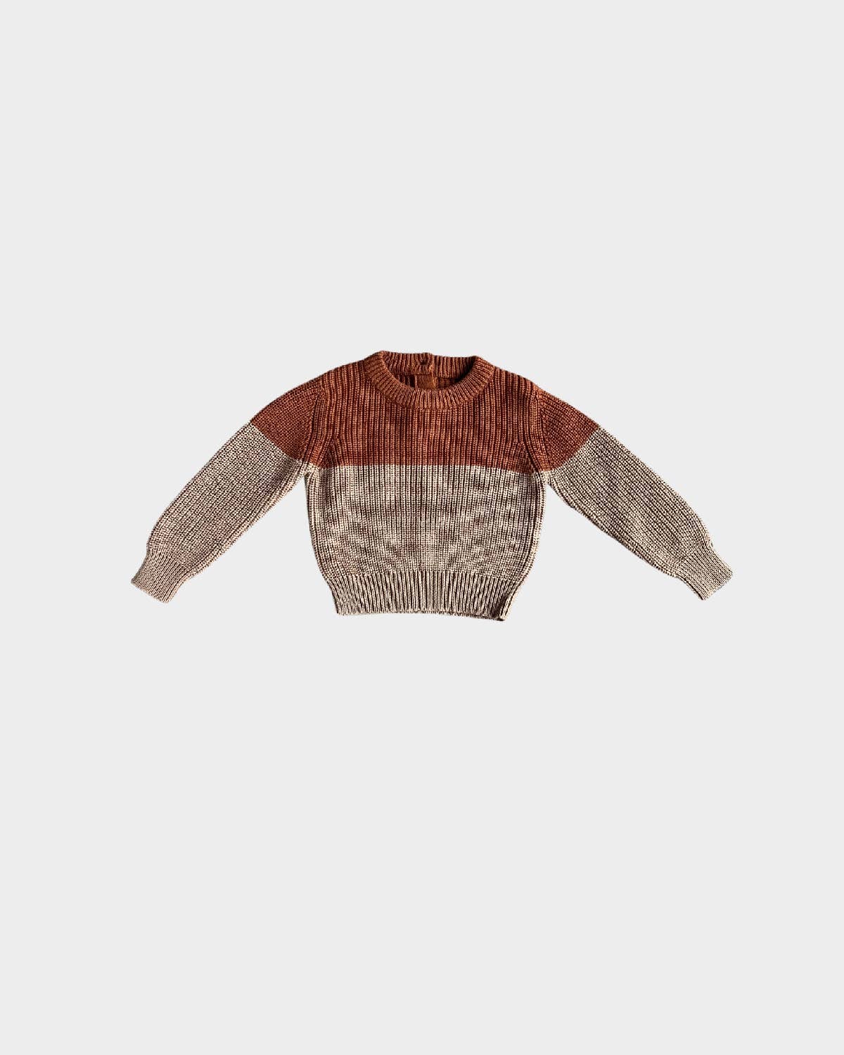 Kid's Colorblock Knit Sweater