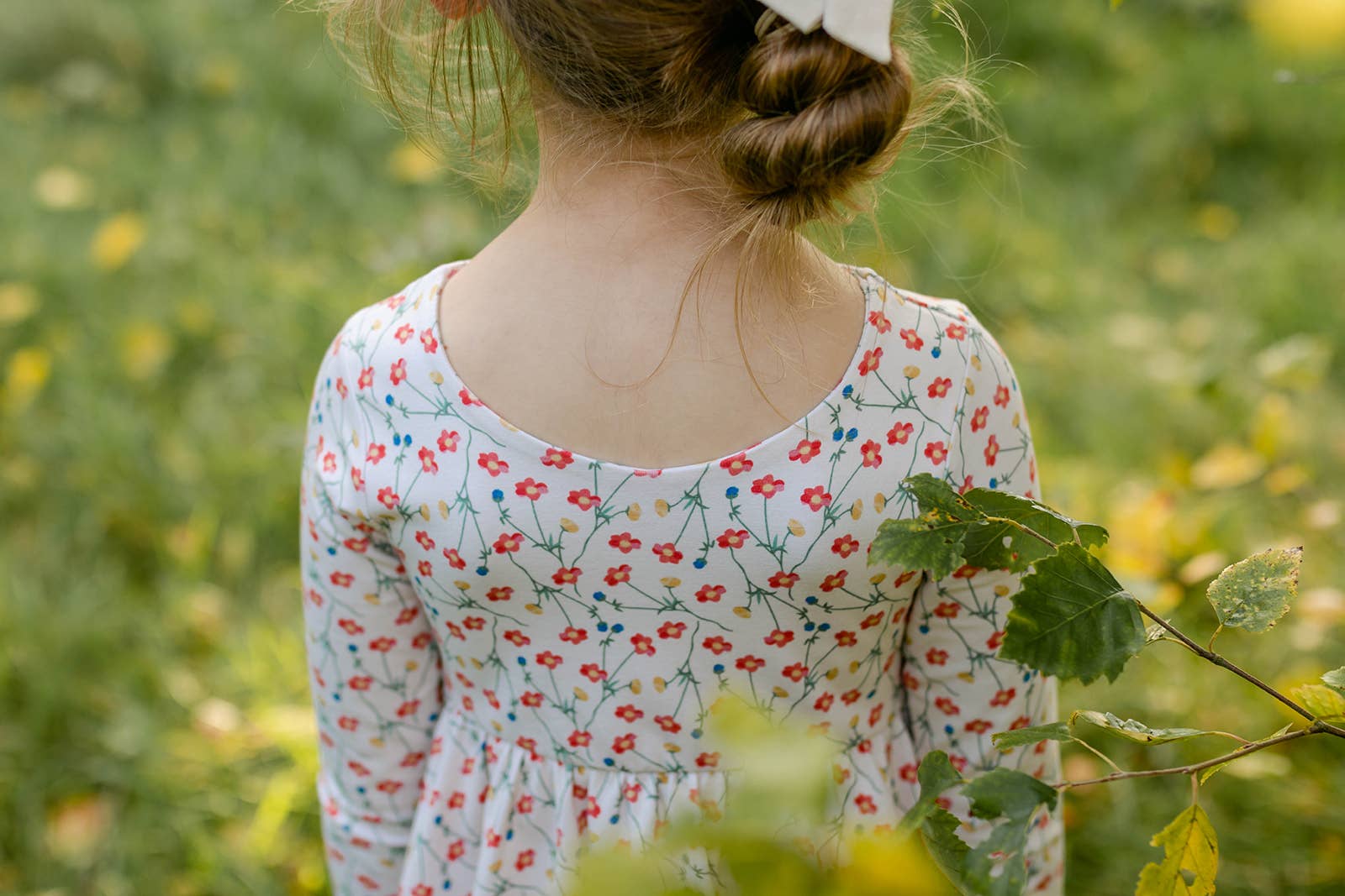 Twirl Dress - Cream Poppy