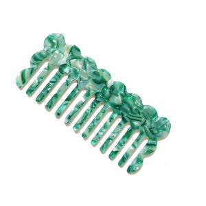 Wavy Acetate Anti-Static Mini Comb