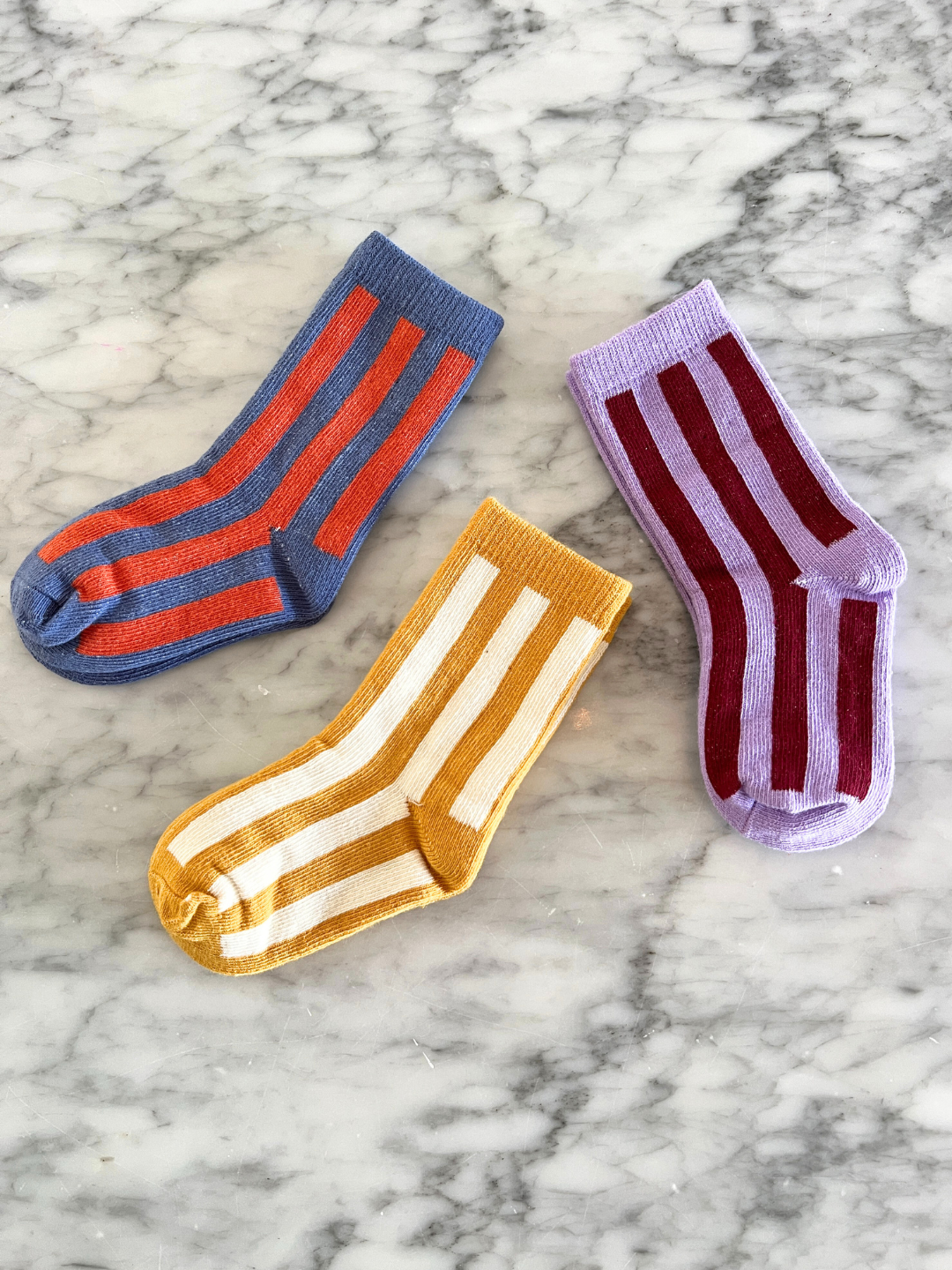 STRIPE SOCK Slate