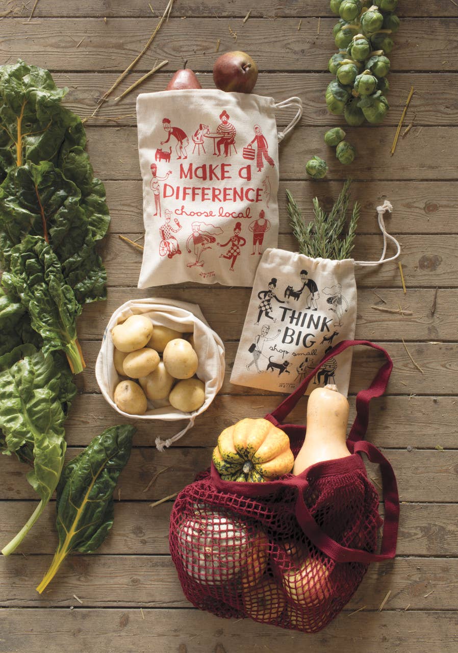 Shop Local Reusable Produce Bags Set of 3