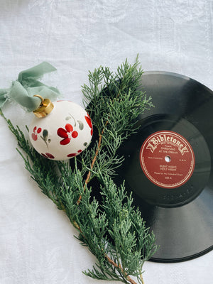 Hand Painted Ornament: Wildflower Garden