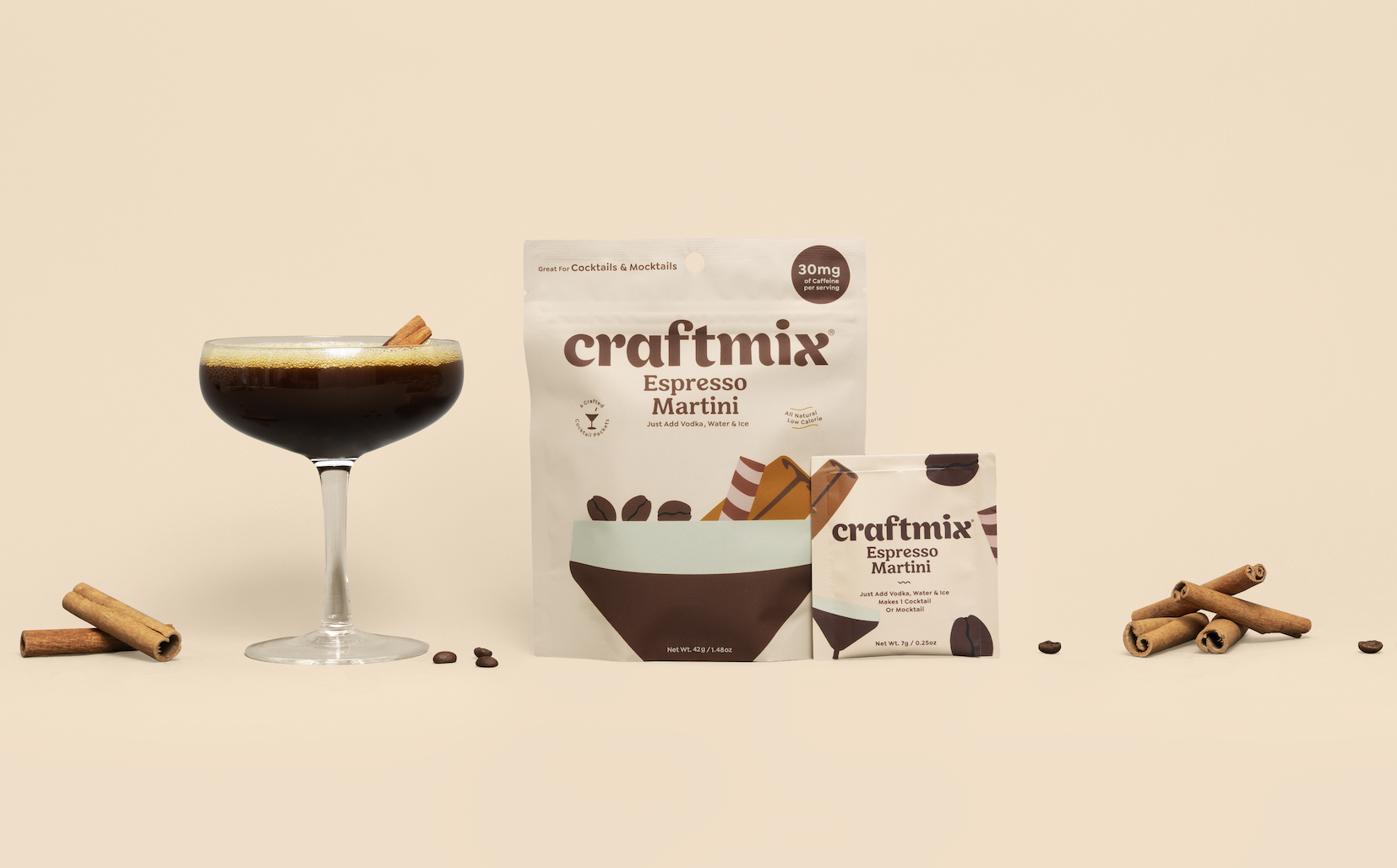 Espresso Martini Cocktail Mixer - 6 Servings Multipack