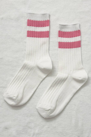 Her Socks - Varsity: Pink Stripe