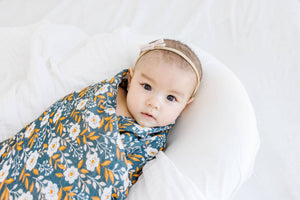 Organic Muslin Swaddle Blanket - Meadow