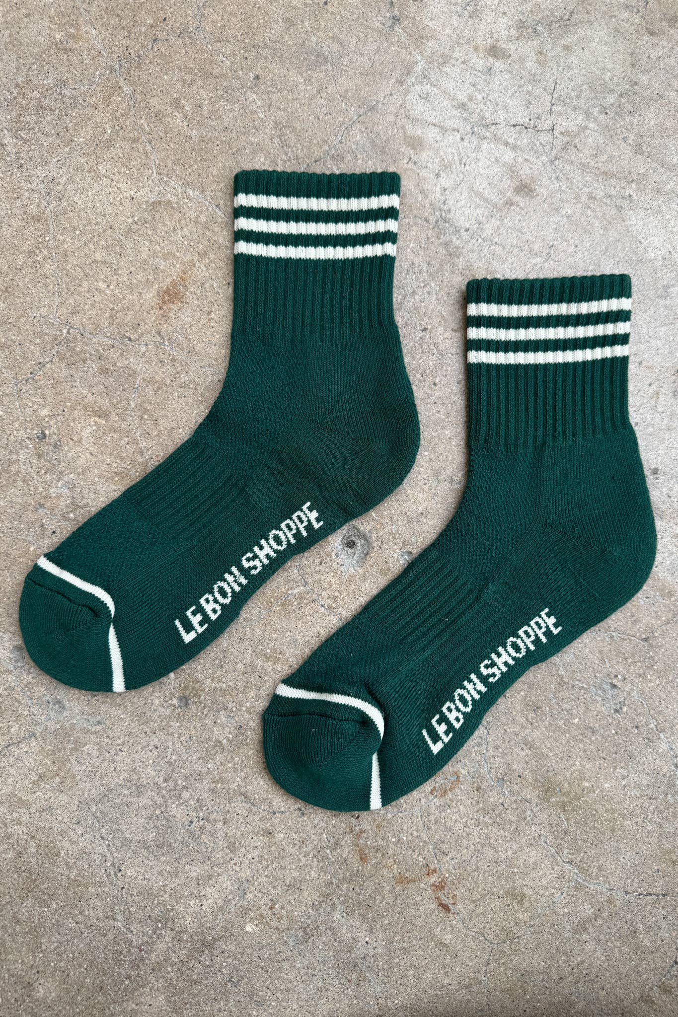 Girlfriend Socks: Hunter Green