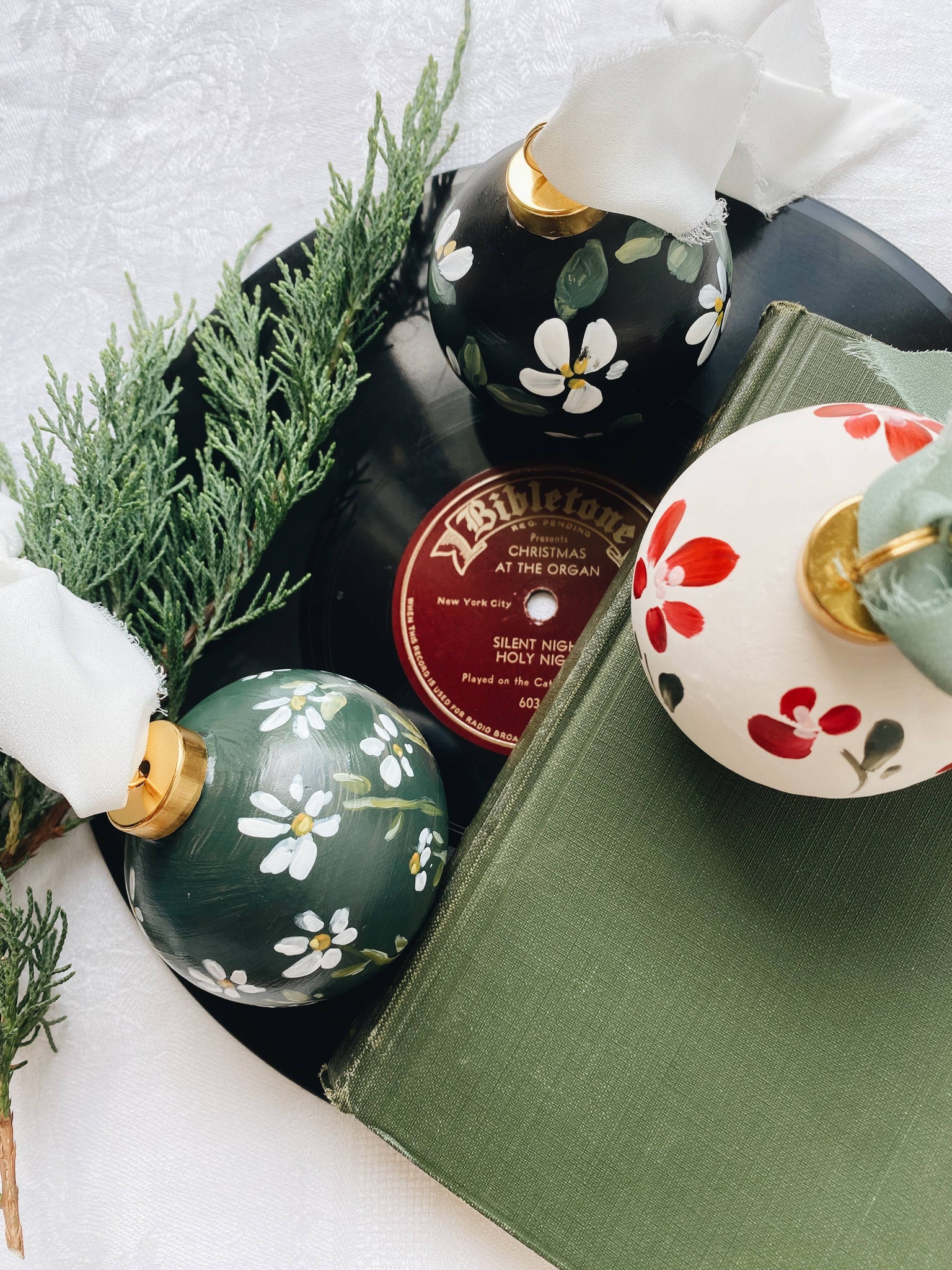 Hand Painted Ornament: Wildflower Garden