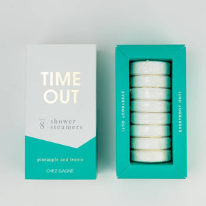 Time Out Shower Steamers - Pineapple Lemon - Set of 8 Tabs