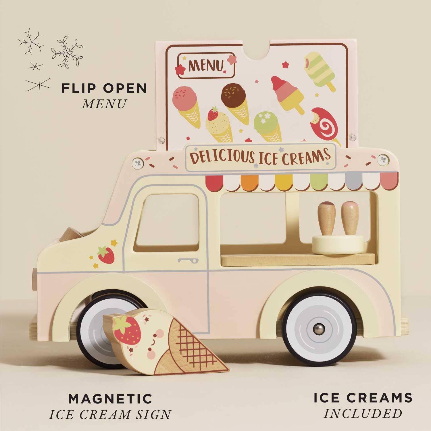 Wooden Ice Cream Van