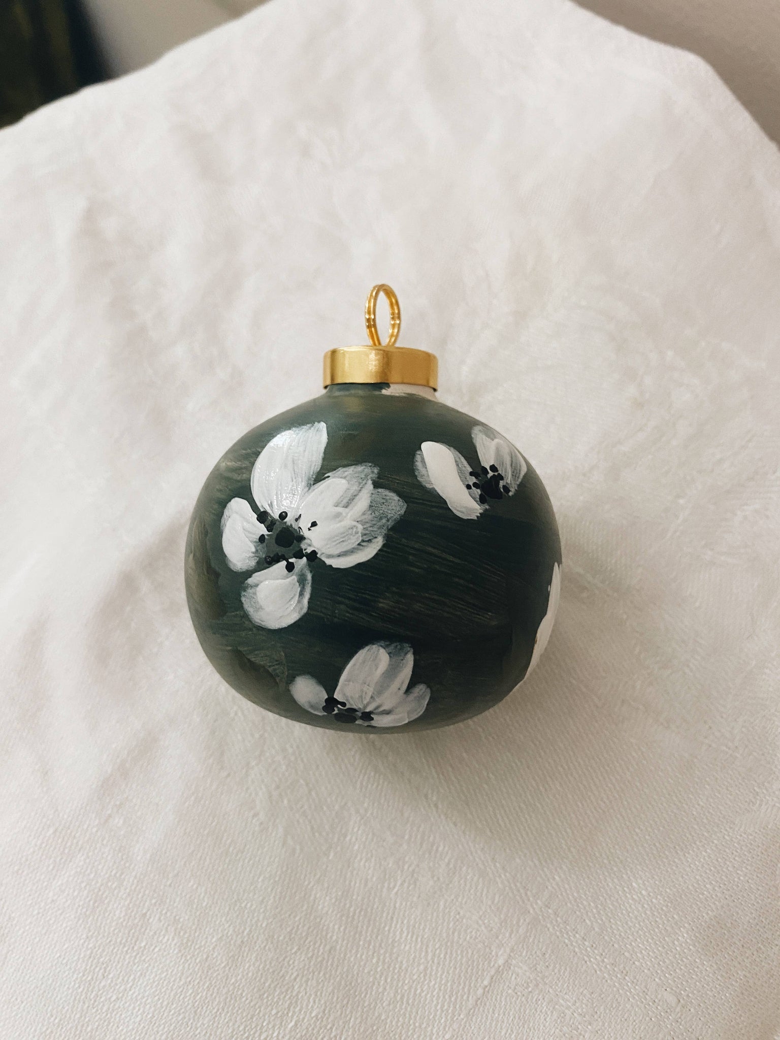 Hand Painted Ornament: Blue Sky