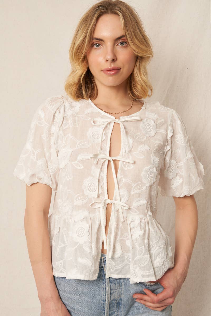 Penny Ribbon Top