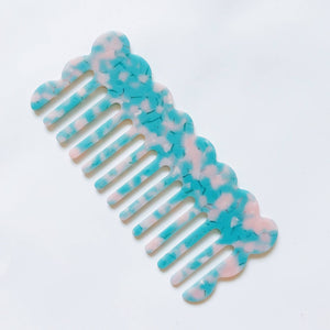 Wavy Acetate Anti-Static Mini Comb