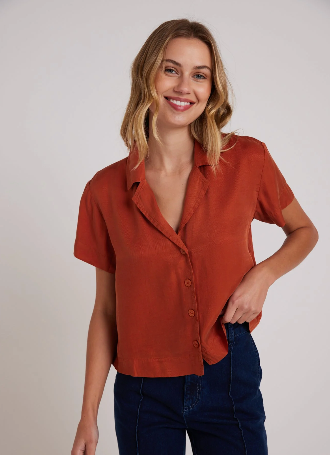 Amber Ruse Flowy Button Down