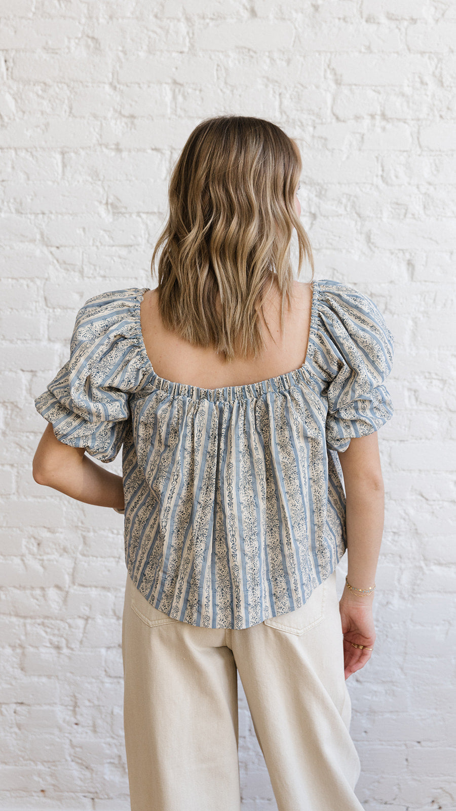 Attie Peasant Top