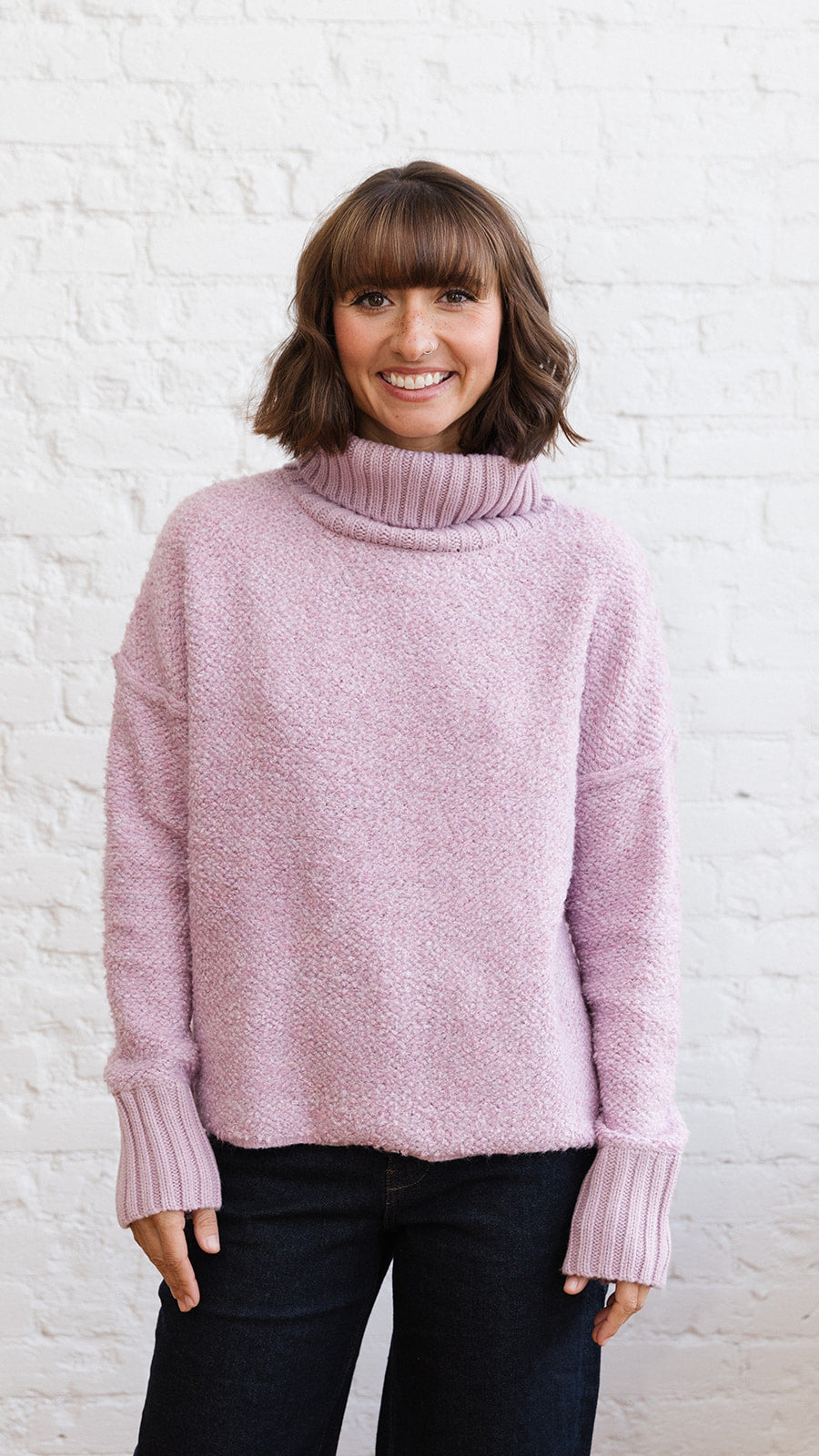 Camden Sweater Dusty Pink