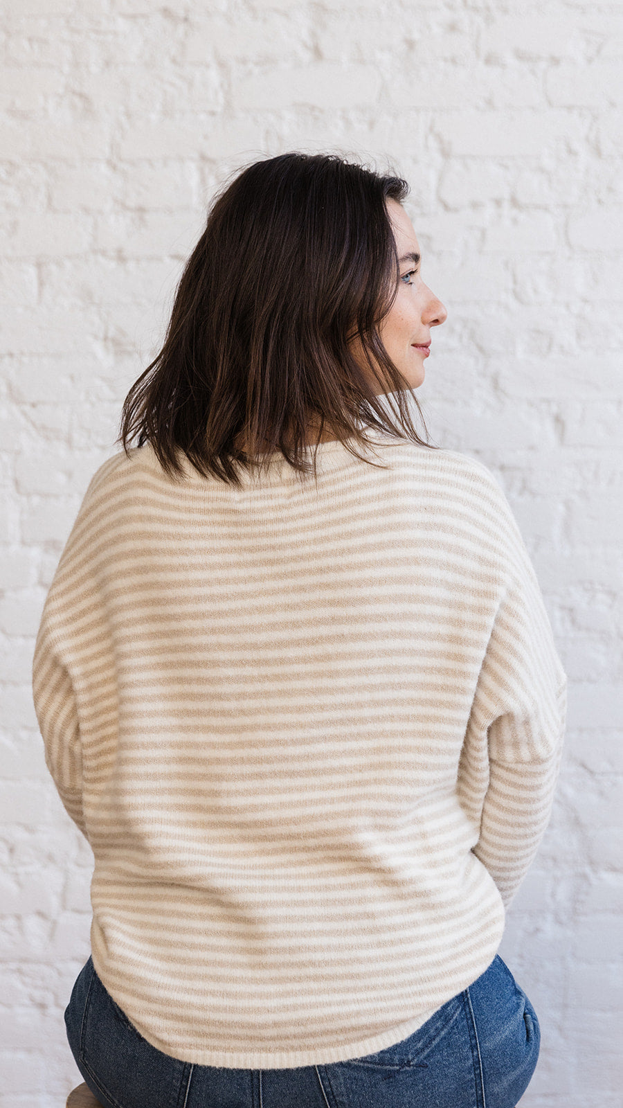 Piper Cardigan Mini Stripe