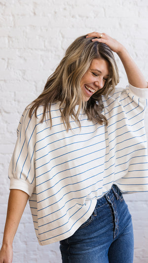 Ella Stripe Dolman Top