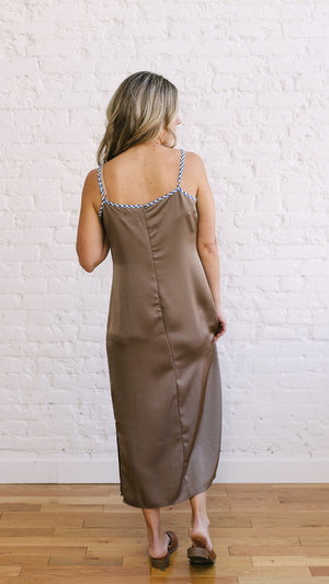 Mocha Slip Dress