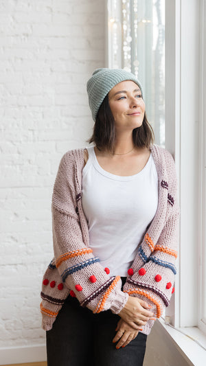 Mable Pom Cardigan