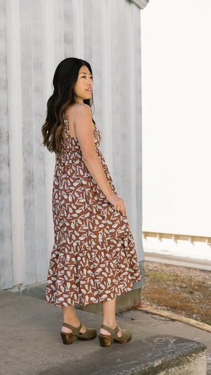 Cap Sleeve Midi Dress