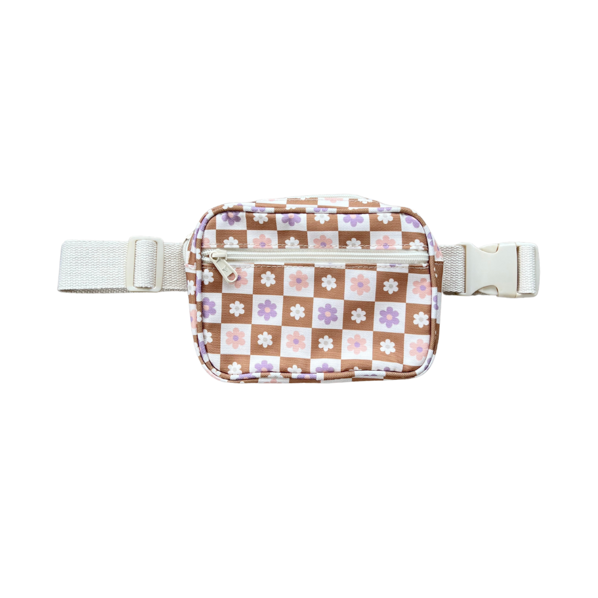 Girl's Mini Belt Bag | Checker in Retro Daisy