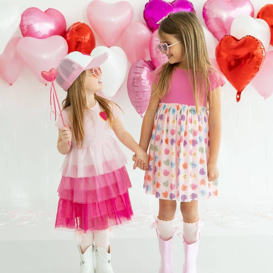 Pink Heart Valentine's Day Wand - Kids Toy Wand