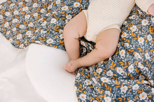 Organic Muslin Swaddle Blanket - Meadow