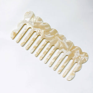 Wavy Acetate Anti-Static Mini Comb