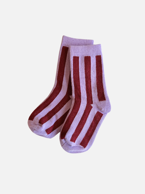 STRIPE SOCK Violet