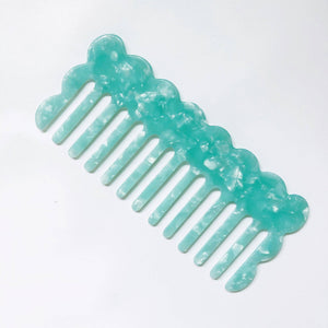 Wavy Acetate Anti-Static Mini Comb