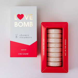 Love Bomb Shower Steamers - Santal - Set of 8 Tabs