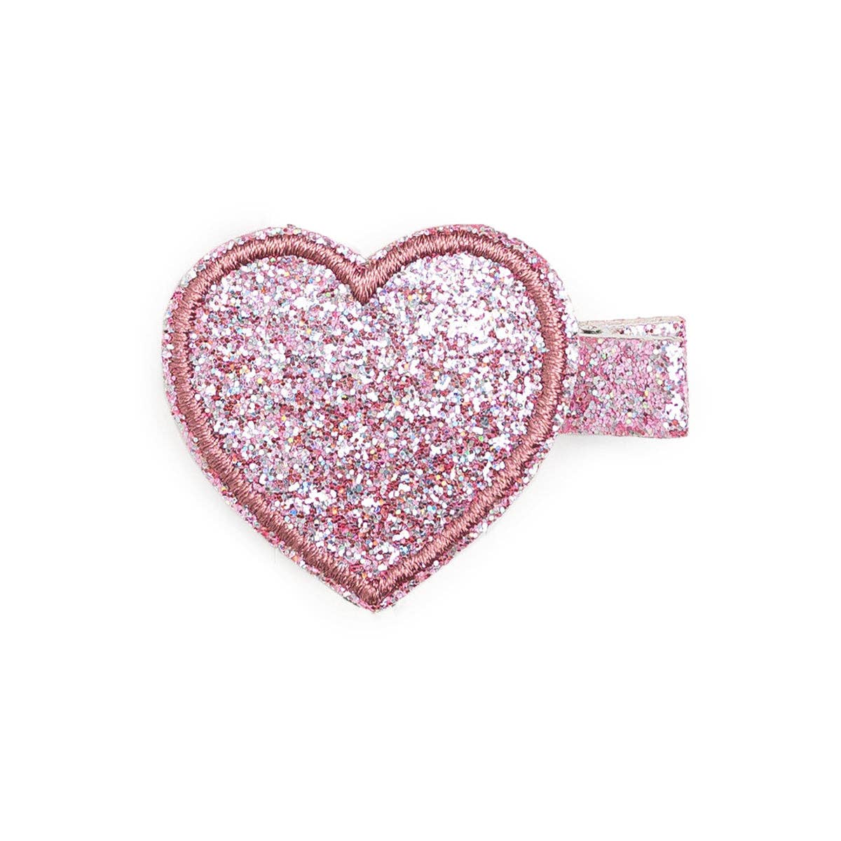 Pink Heart Clip - Kids Hair Accessories