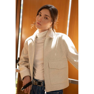 Benson Turtleneck Ivory