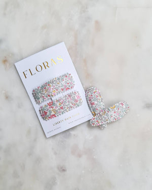 Almond Scallop Clips - Liberty Katie & Millie B