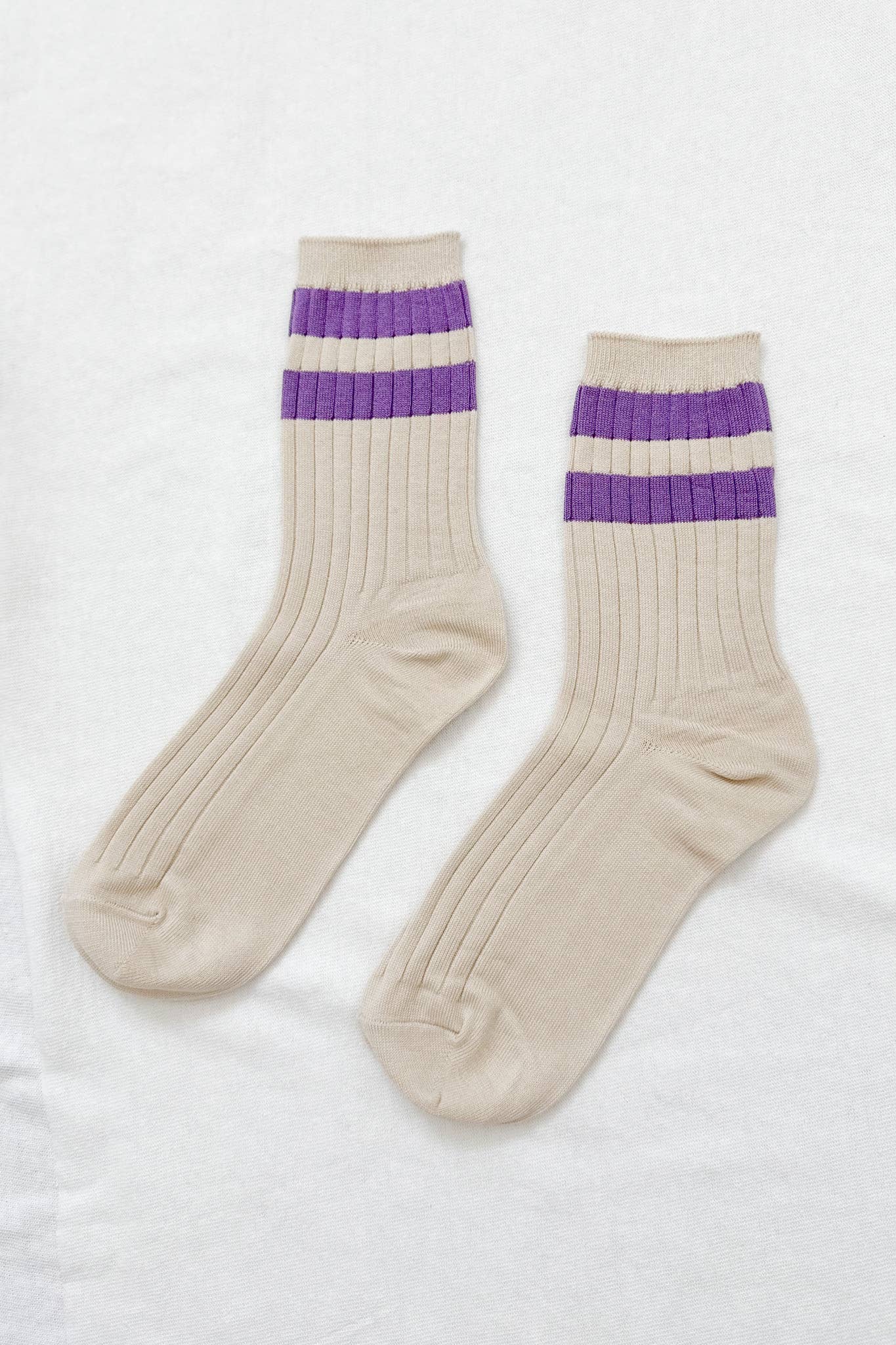 Her Socks - Varsity: Pink Stripe